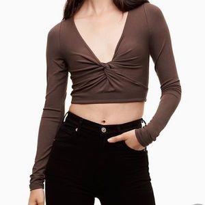 Black Aritzia Crop